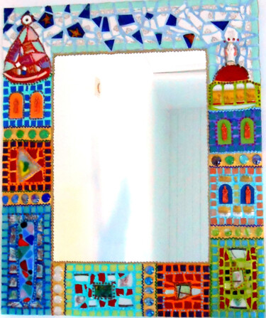 miroir mural mosaïque ."cité radieuse"