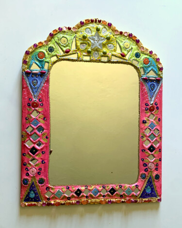 miroir style style Haveli- "Bali en été" 60 X 47 cm